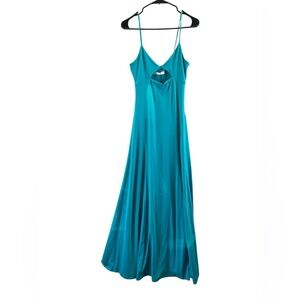 Susana Mónaco Cut Out Blue Dress Revolve